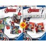 Puzzle + joc memory Avengers 25/36/49 piese